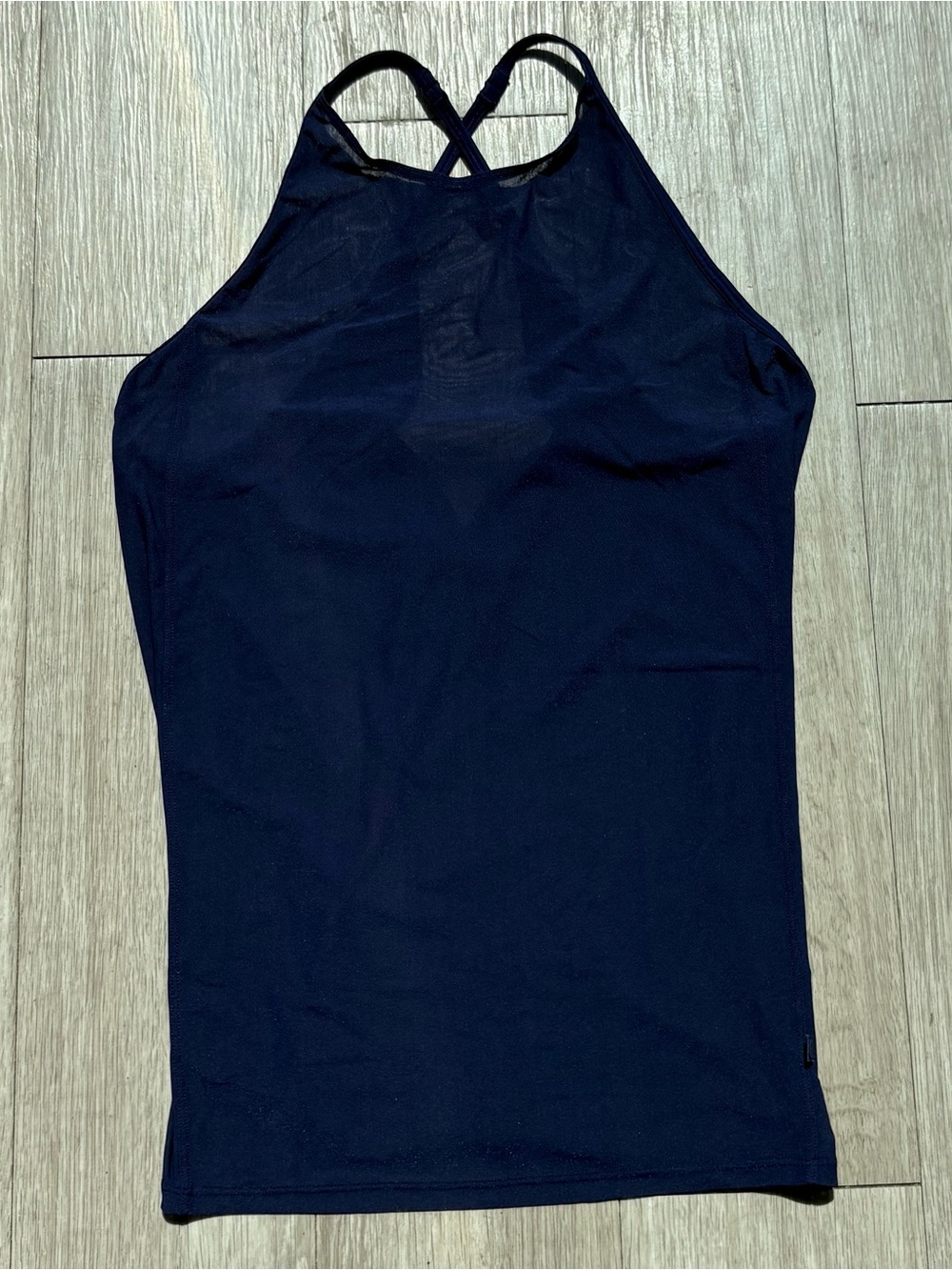 Lululemon Women’s Navy Strappy High-Neck Tank Top